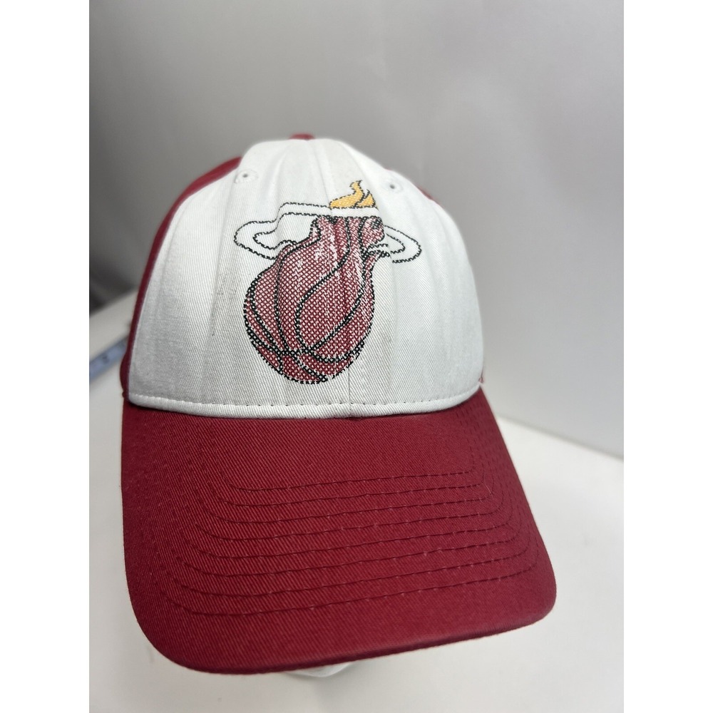 Miami‎ Heat Adidas NBA One Size Snapback Baseball Hat Cap Adjustable - Picture 3 of 9